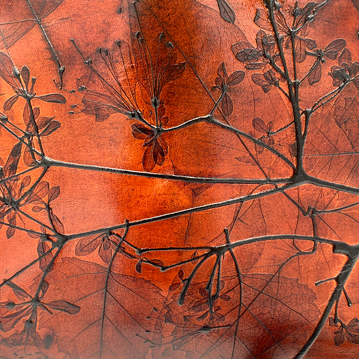 leaf leather inside